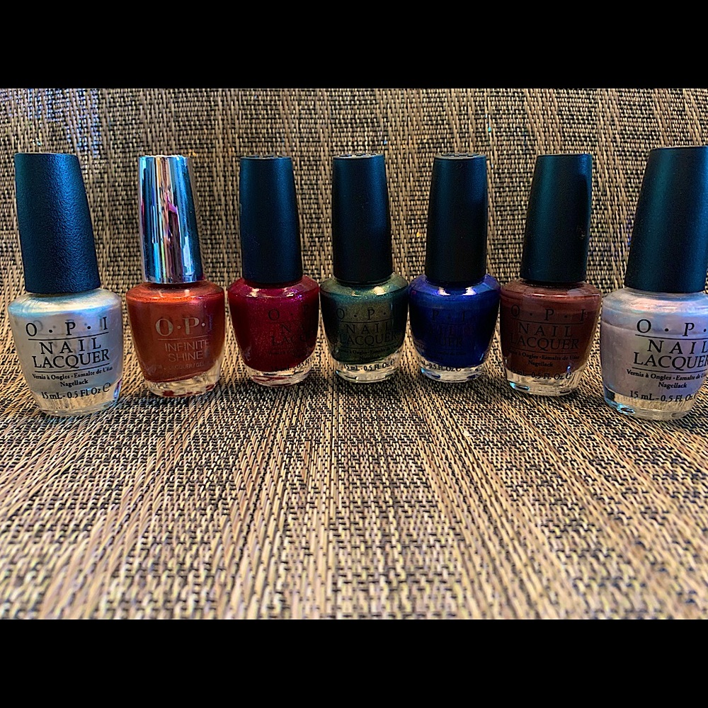 O.P.I Lot of 7 Fall/Winter Nail Polishes